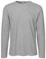 Heren T-shirt Neutral Long Sleeve Sport Grey